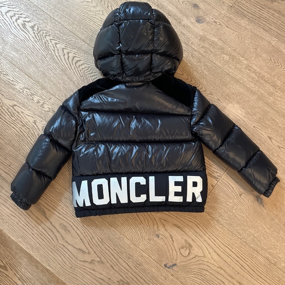 Moncler Puffer Black Jacket Kids Size 8 - Picture 3 of 7